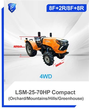 Kichik qishloq xo'jaligi qishloq xo'jaligi fermasi mini trekratorlar qishloq xo'jaligi bog'chasi qishloq xo'jaligi 8x4 traktor